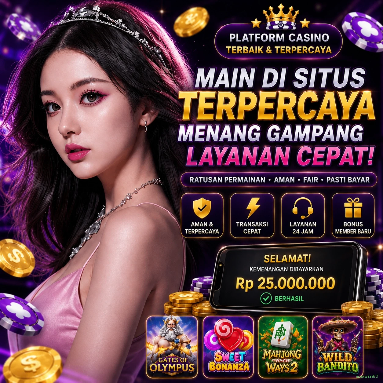 Berbagai Jenis Permainan yang Tersedia di maxwin62